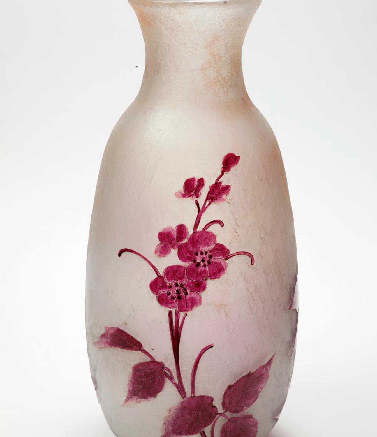 Legras Vase - Rubis, Hagebutte